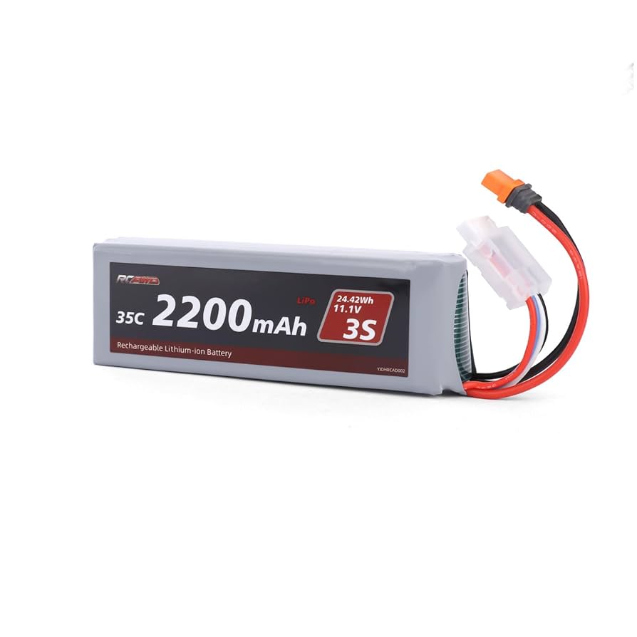 lipo 3s 35c 2200　x2 Amazon.com: OVONIC 3s Lipo Battery 35C 2200mAh 11.1V Lipo